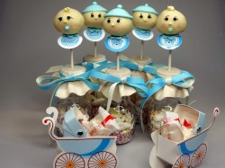 Christening cake pops – babies