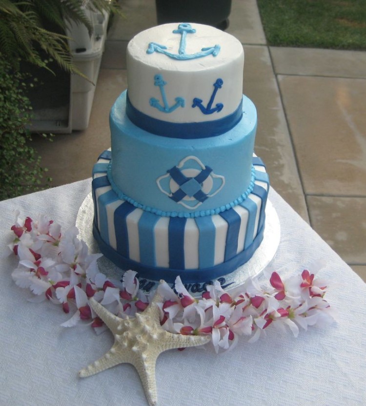 Cute nautical cake