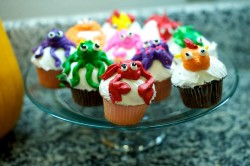 Cute sea theme cupcakes