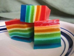 Jello cake’s slices