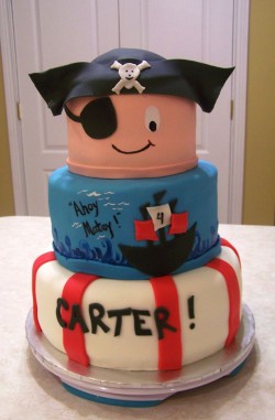 Pirate cake for Carter