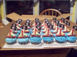 Pirate cupcakes