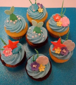 Sea theme cupcakes