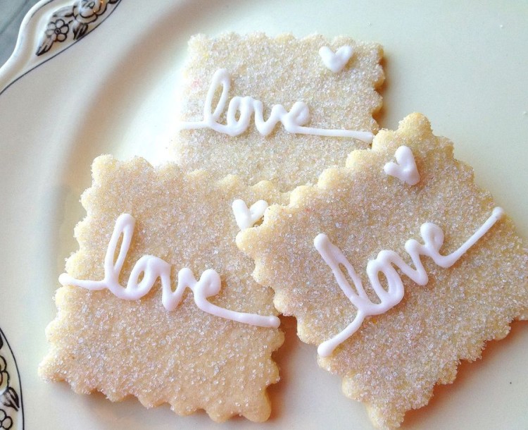 Wedding cookies – love