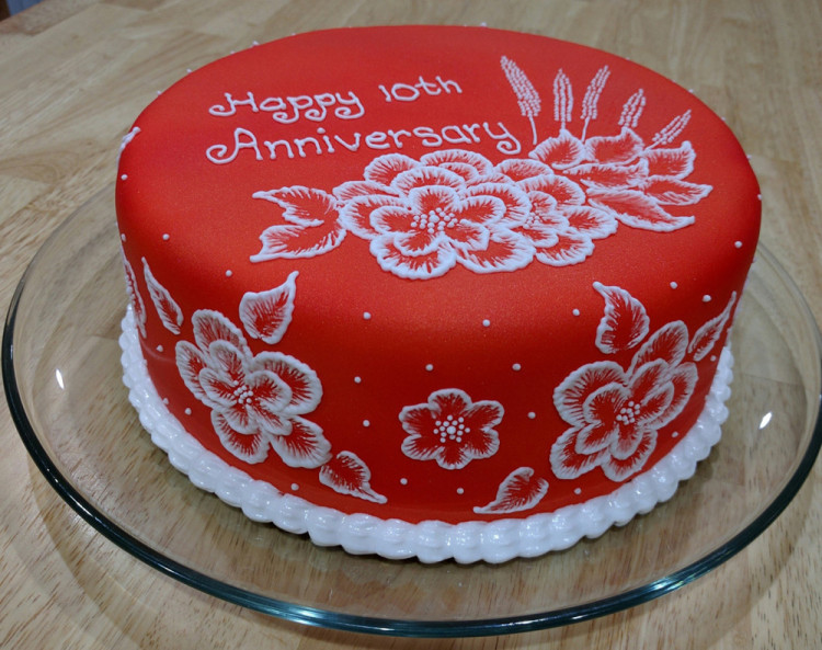 10th Anniversary cake