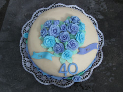 40th Anniversary cake