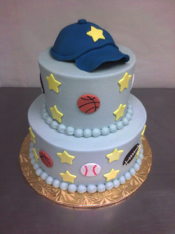 Baby shower cake for boy