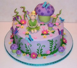 Cake with Tinkerbell