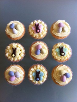 Easter cupcakes buttercream frosting