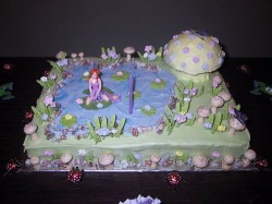 Fairy’s garden cake