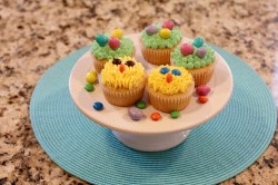 Homemade Easter cupcakes