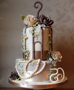 Wedding anniversary cake