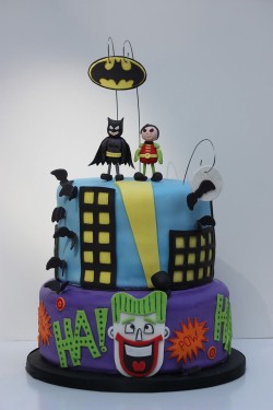 Amazing 2 tier Batman cake