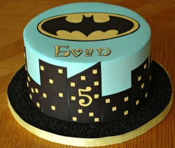 Batman cake for 5th birthday