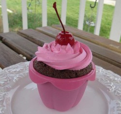 Black forest cupcake