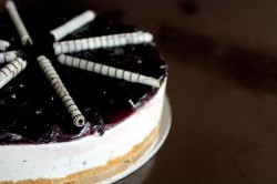 Blueberry cheese cake