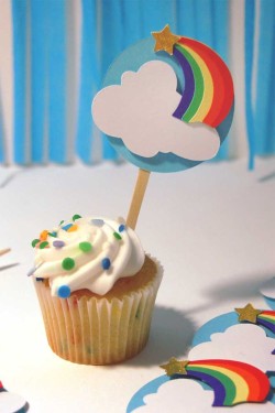 Cupcakes rainbow