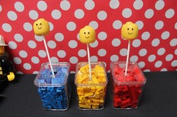 Lego cake pops