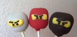 Lego cake pops