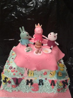 Peppa Pig Cakes decorations