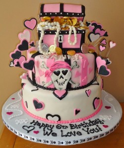 Pirate cake for girl