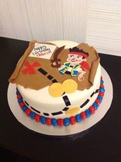 Sweet pirate cake