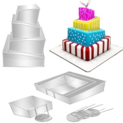 4 Tier Wedding Cake Pan