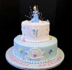 4th Birthday Princess Cake