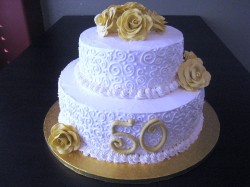 50th Anniversary Cake