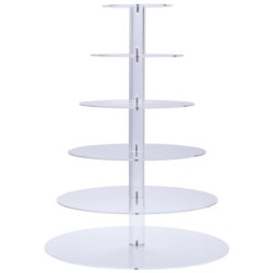 6-Tier Round Wedding Cake Stand