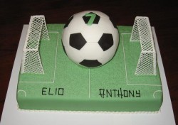 7th birthday football cake