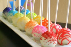 Birthday Colored Cake Pops