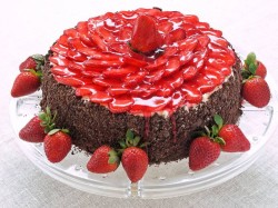 Chocolate and Strawberry cake