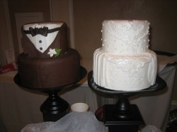 Grooms and bridal cakes