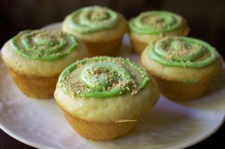 Key lime cupcakes