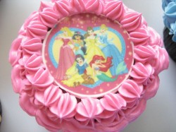 Pink Cake with Princess