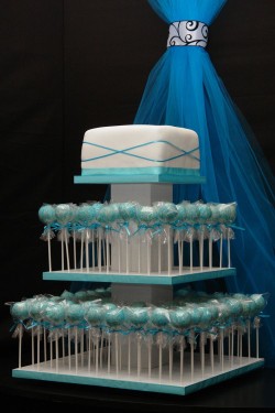 Wedding Cake Pops Tower