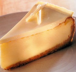 White chocolate cheese cake