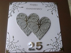 25th Wedding Anniversary Cake