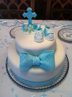 Baby Christening Cake