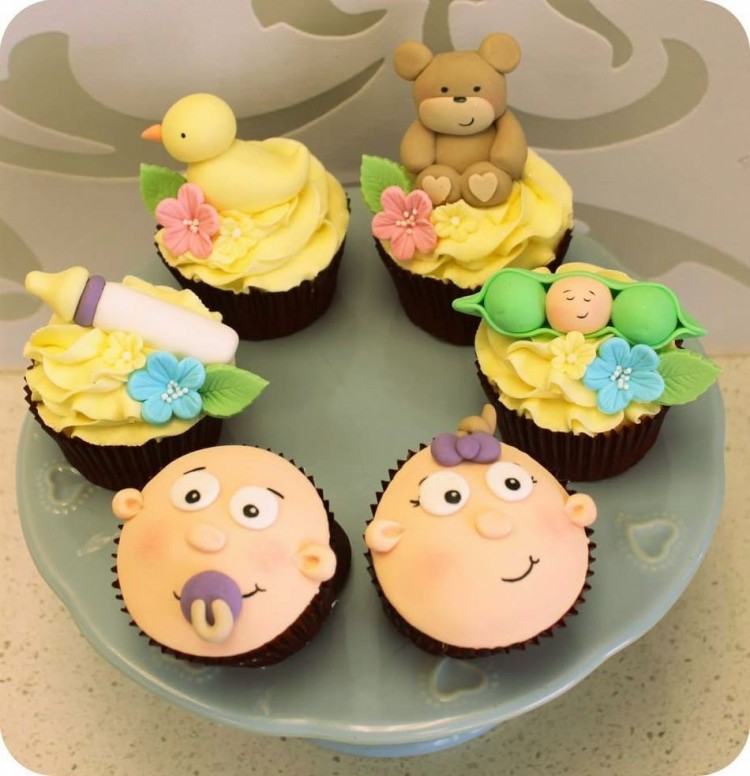 Baby Christening Cupcakes