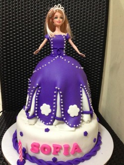 Barbie Cake for Sofia