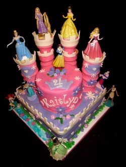 Birthday Princess Castle Cake