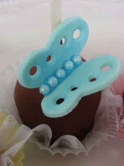 Blue Butterfly Cake Pops