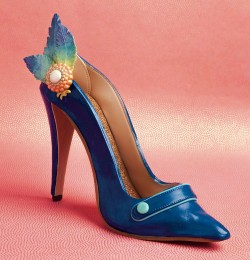 Blue High Heel Shoe