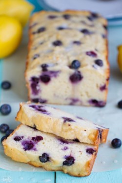 Blueberry Lemon Loaf Cake