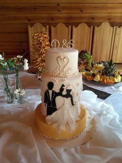 Cute Wedding Cake