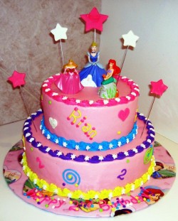 Disney Princess Birthday Cake