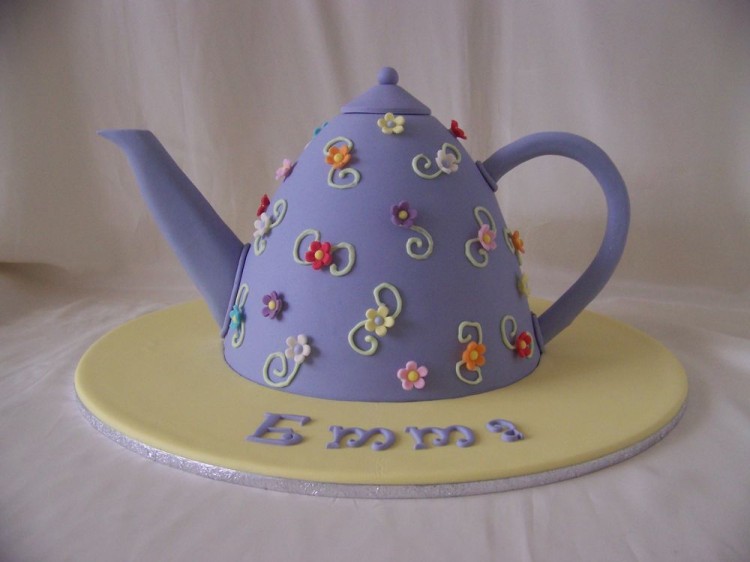 Elegant Teapot Cake