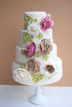 Floral Wedding Cake